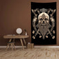 Decobites Psychedelic Viking Symbols Hanging Tapestries Home Wall Decor Hippie Witchcraft Tapiz