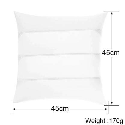 DecorBites™ Inflatable Pillow Core: Foldable PP Filler for 45*45cm Cushion Cover