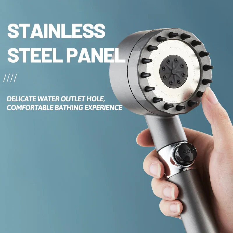 DecorBites™ High Pressure Shower Head Set with 3 Modes and Hose Holder for Bathroom