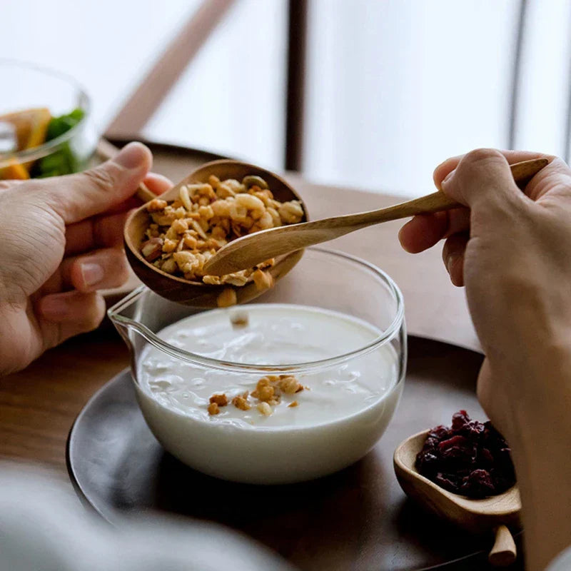 Clear Glass Serving Bowl