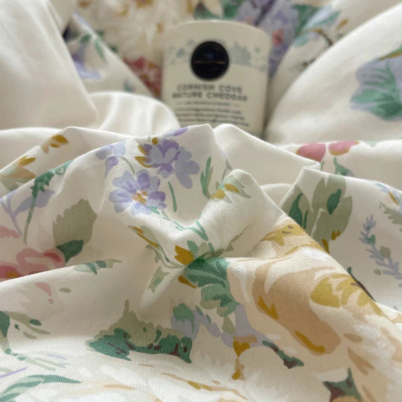 Floral Cotton Bedding Set 100 Percent Cotton 2X2.2m