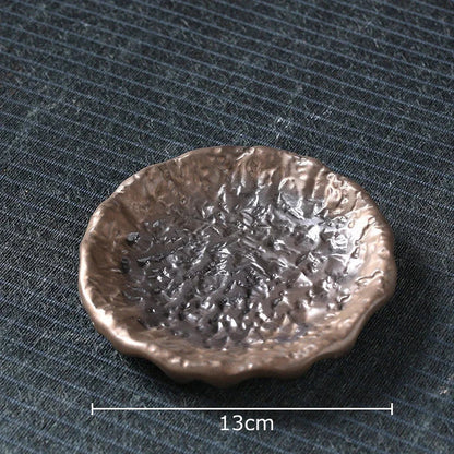 DecorBites™ Hammer Pattern Ceramic Mug Set for Dining Table and Coffee, Tea, Juice