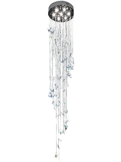 DecorBites™ Crystals Pendant Light Indoor Chandelier - Minimalist Hanging Lamp for Modern Spaces