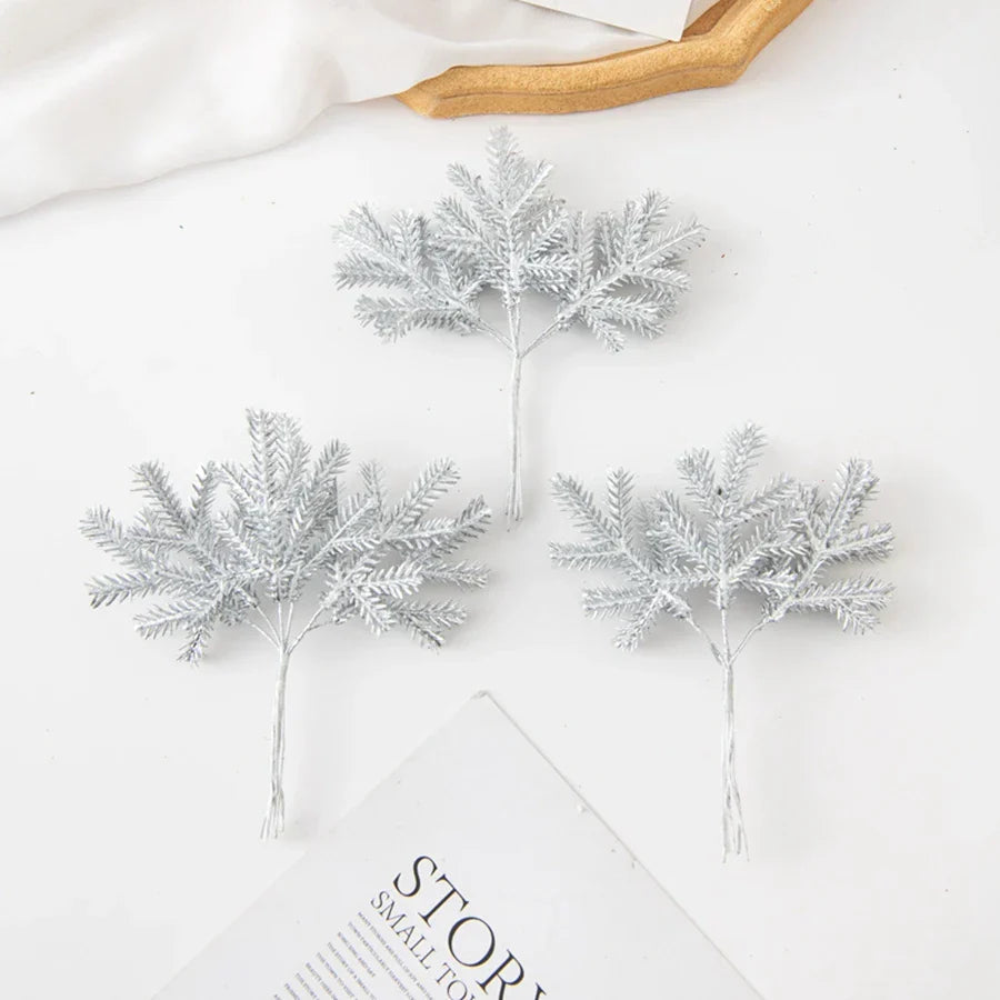 Decorbites™ Goldene Frost-Künstliche Äste für Heimdekoration, Hochzeit & Fotohintergrund