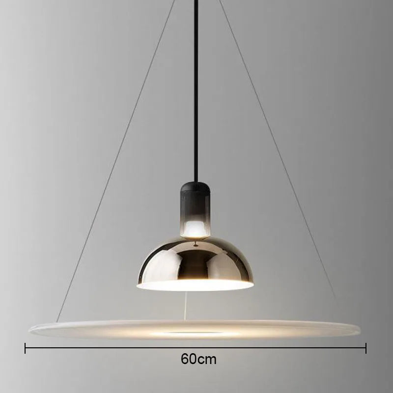 DecorBites™ Flying Saucer Chandelier: Luxury LED Indoor Pendant Lighting for Restaurant, Bar, Bedroom.