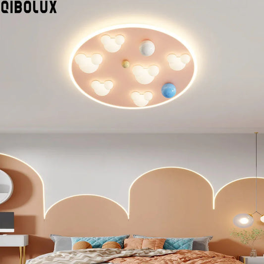 DecorBites™ Cloud Shape Ceiling Lights Pink Blue 50CM - Indoor Decorative Ceiling Lamps