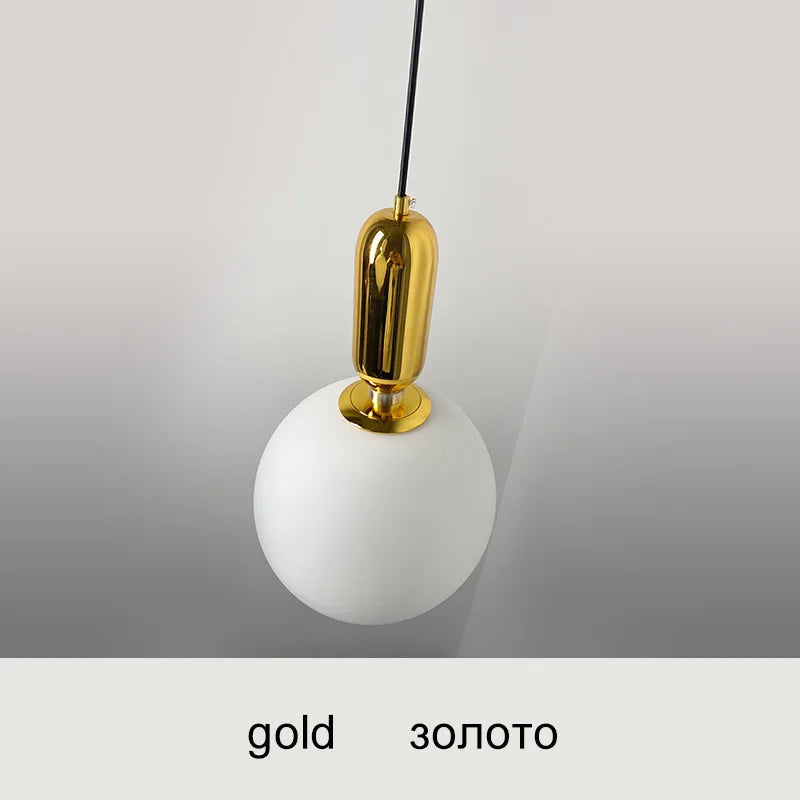 Lámpara de araña LED con bola de cristal DecorBites™ para espacios de vida modernos