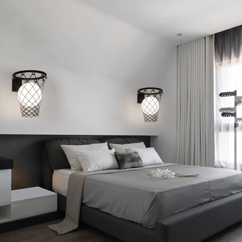 DecorBites™ Basketball Wall Lamp: Nordic Creative, Personalized, Ideal for Various Rooms