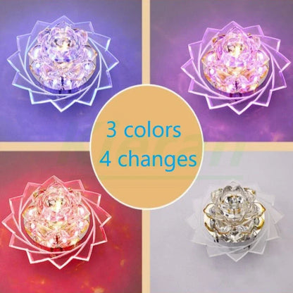 Lámpara de techo LED DecorBites™ Lotus Crystal, Nordic Brights, estilo moderno