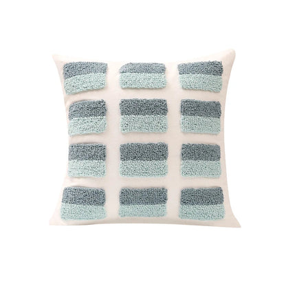 غطاء وسادة هندسي من DecorBites™ بتصميم ماسي منسوج 45×45 سم/30×50 سم مربع لغرفة المعيشة