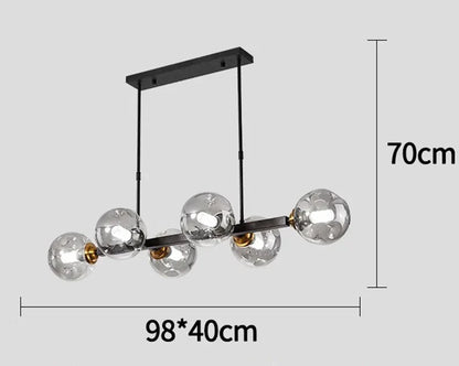 ثريات DecorBites™ LED المعلقة: إضاءة داخلية عصرية لغرفة المعيشة وغرفة الطعام