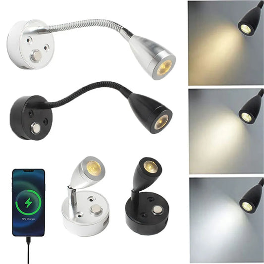 Luces LED DecorBites™ con cargador USB e interruptor de control táctil para vehículos