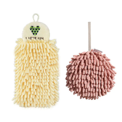 DecorBites™ Embroidered Microfiber Hand Towel: Soft, Quick Dry, Portable for Kitchen, Bathroom, Travel