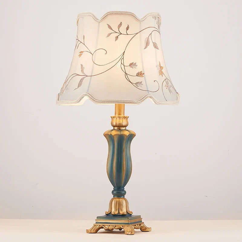 DecorBites™ مصباح مكتبي ريفي بتصميم عتيق لغرفة النوم وغرفة المعيشة.