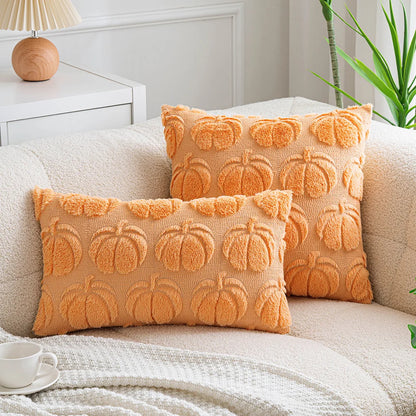 DecorBites™ Halloween Plush Cushion Cover for Festive Living Room Decor