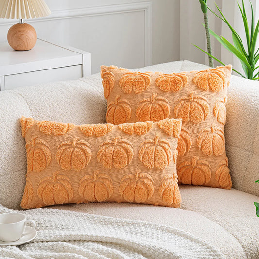 DecorBites™ Halloween Plush Cushion Cover for Festive Living Room Decor