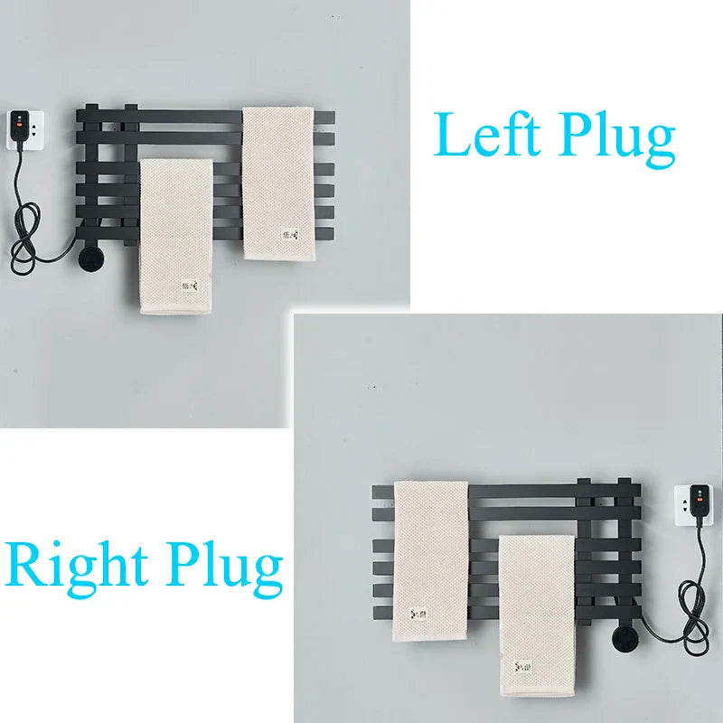 DecorBites™ Digital Touch Bathroom Towel Warmer Rack - Smart Home Aluminum Dryer