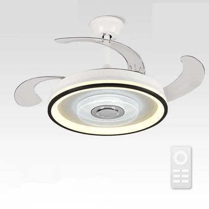 DecorBites™ Crystal Chandelier LED Ceiling Fan with Remote Control Switch