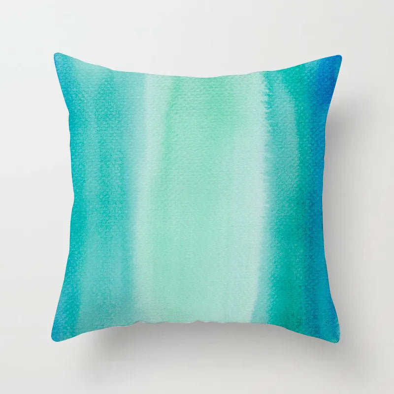 Geometric Leaf Feather Cushions