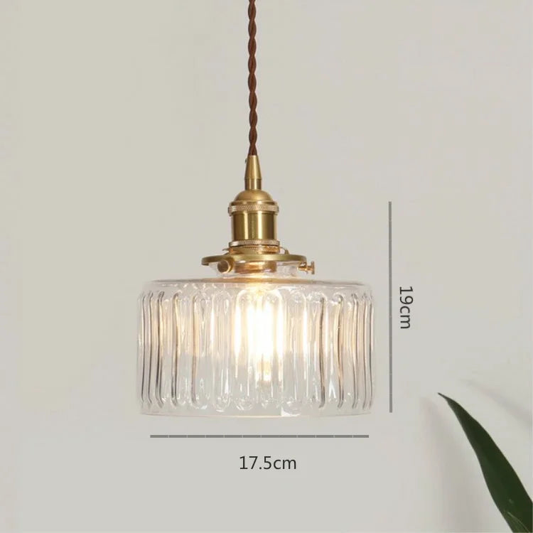 DecorBites™ Glass LED Pendant Lamp for Modern Nordic Decor in Dining, Living, and Bedroom