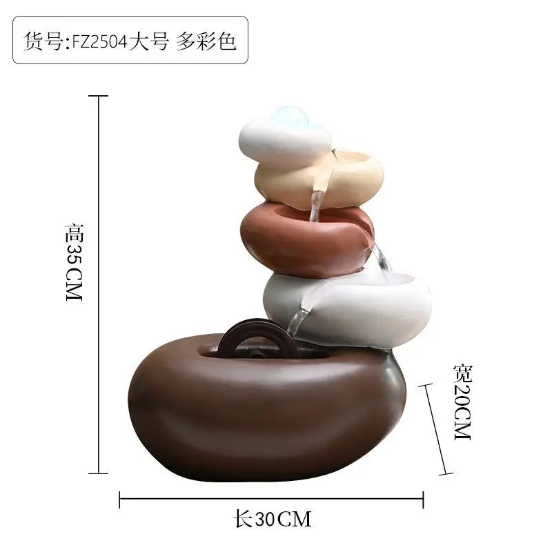 DecorBites™ Circulating Water Fountain for Living Room and Entrance Hall Decoration