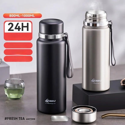 ترمس ديكوربايتس™ من الفولاذ المقاوم للصدأ مع كوب بارد يدوم 24 ساعة - ترمس سفر كبير السعة