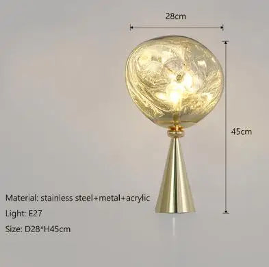 DecorBites™ Lava Glass Wall Lamp: Nordic Design for Home Decor, Living Room, Bedroom