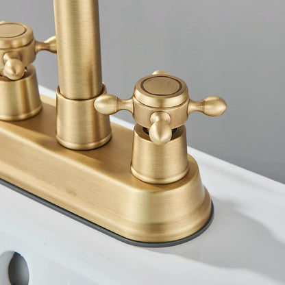 DecorBites™ Black Brass Waterfall Basin Faucet - Single Handle Vanity Tap