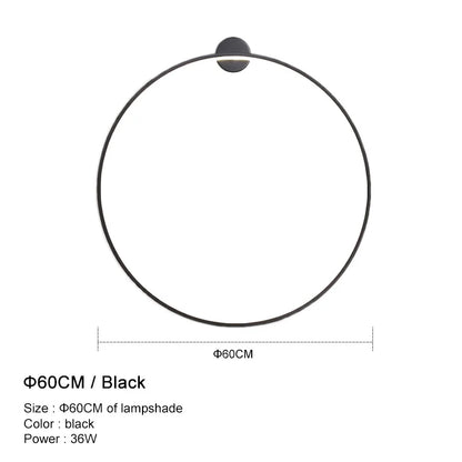 DecorBites™ LED Wall Lights for Modern Circle Decor in Bedroom, Living Room, Restaurant