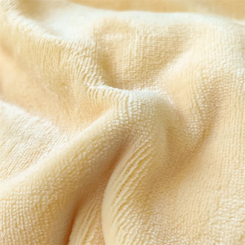 Decobites Milk Fleece Duvet Cover: Winter Warm Bedding for Queen King Bed