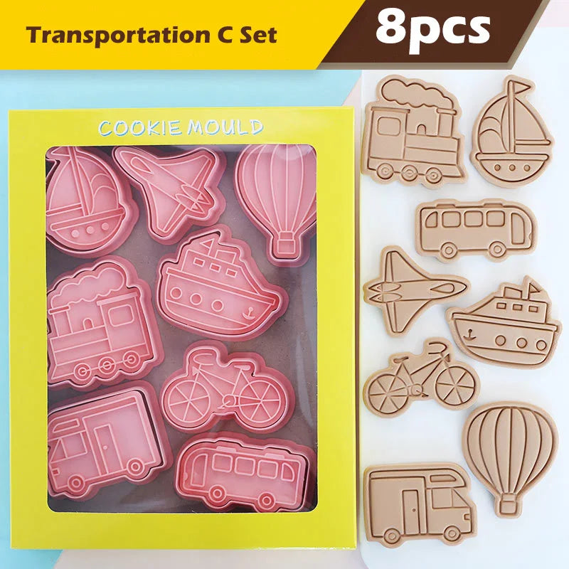 DecorBites™ Engineering Truck Cookie Cutters Set