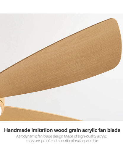 DecorBites™ 56" Modern Ceiling Fan with Remote Control for Bedroom and Restaurant