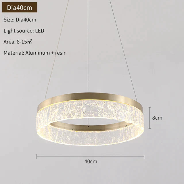 DecorBites™ Gold LED Chandeliers for Elegant Home and Hotel Decor
