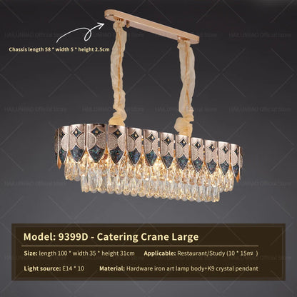 DecorBites™ Crystal Chandelier: Modern Luxury for Living Room, Bedroom, Dining Room