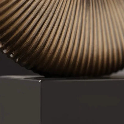 DecorBites™ Golden Round Openwork Ring - Home Decor Sculpture Hollow Out Figurines