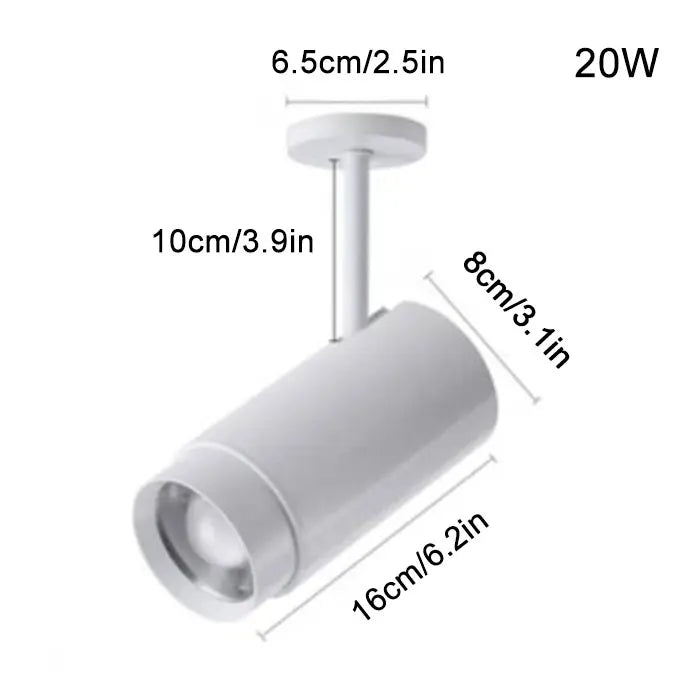 مصباح سقف DecorBites™ ذو شعاع قابل للتعديل لإضاءة مميزة للمتاجر والمكتب والبار