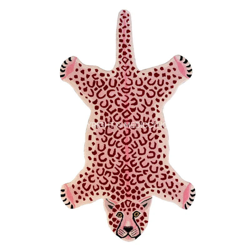 DecorBites™ Boho Black Bear Rug 80x120cm: Hand Tufted Animal Shaped Area Carpet