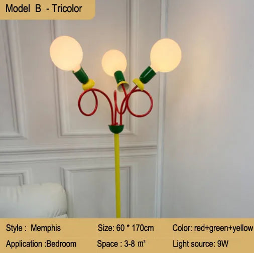 DecorBites™ Art LED Floor Lamp - Creative Lighting for Living Room, Bedroom & Kid's Room