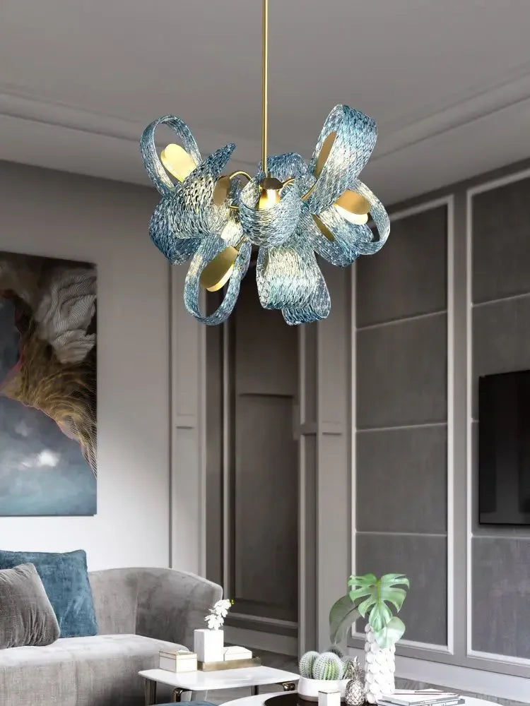 Lámpara de techo LED de hoja de cobre Luxe Decorbites™ para hogar, dormitorio y comedor