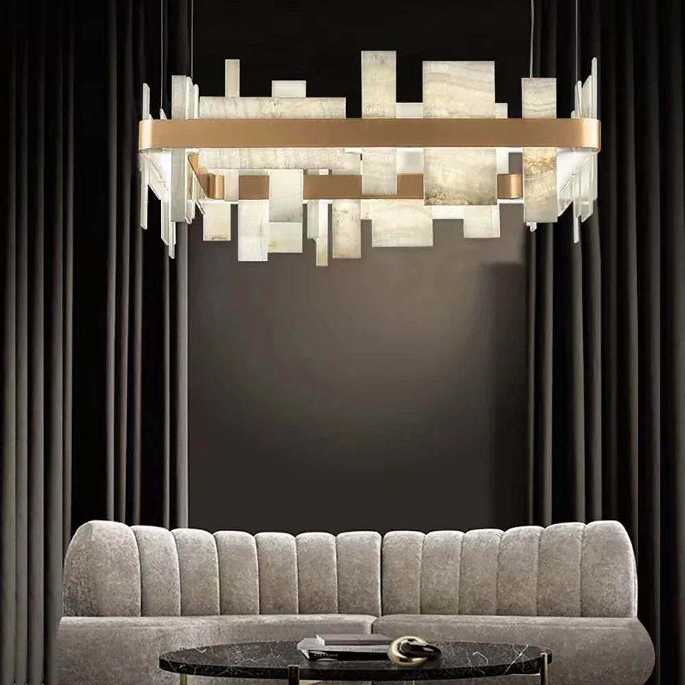 DecorBites™ LED Chandelier: Modern Lighting for Dining Room & Home Decor