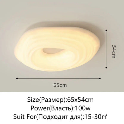 DecorBites™ Cloud LED Ceiling Chandelier for Modern Living Room, Bedroom, Dining Room, and Aisle Lighting.