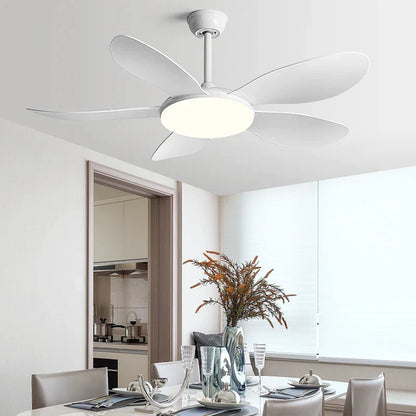 Ventilador de techo DecorBites™ negro DC con luz, viento fuerte, ventilador eléctrico de interior 2023