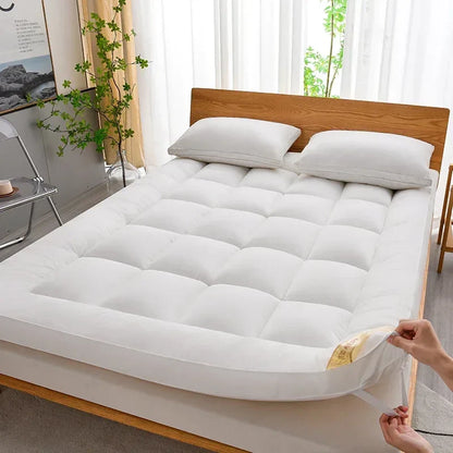 Decobites Soft Thicken Quilted Queen Mattress Topper for Year-Round Comfort