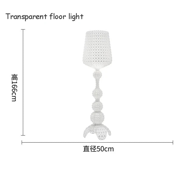 DecorBites™ Acrylic Kabuki Table Lamp LED Floor Light for Living Room Bedroom