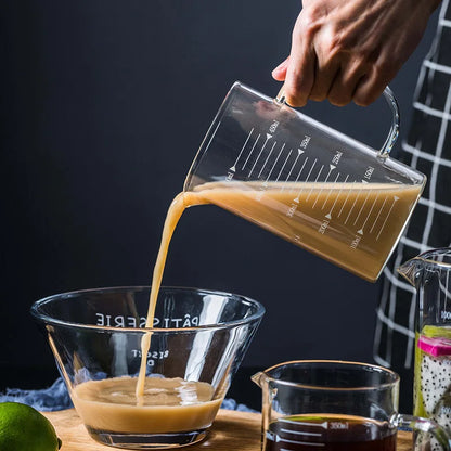 DecorBites™ Heat-Resistant Glass Beaker Mug with Thickened Scale - 2022