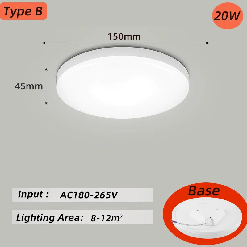 Ultrathin LED Ceiling Fixture