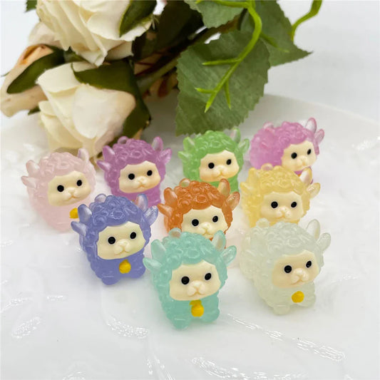 DecorBites™ Kawaii Miniature Animal Figurines for Home Decor and Bookshelf Accessories