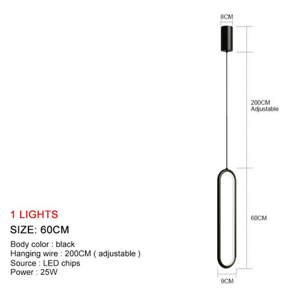 DecorBites™ LED Chandelier: Modern Living Room Dining Room Pendant Lights for Home Decor