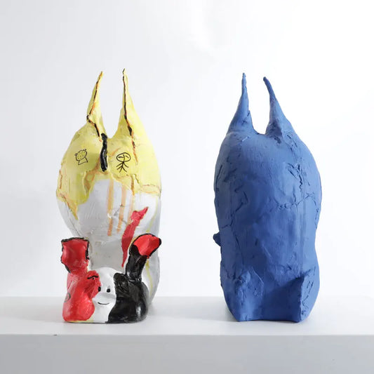 DecorBites™ Cartoon Pig Handicrafts: Colorful Simulation Animal Figurine for Children's Room