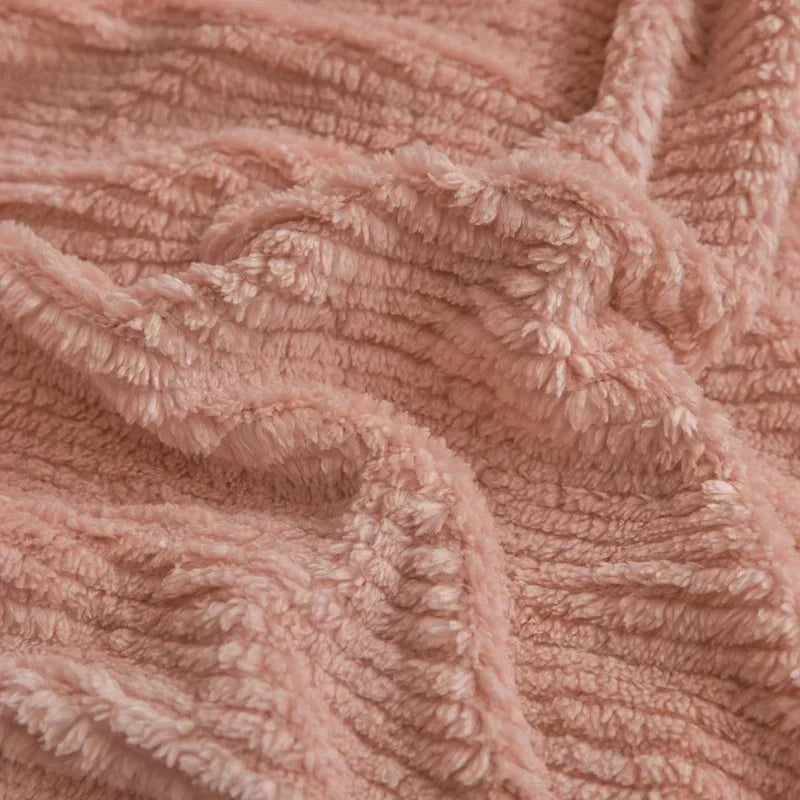 DecorBites™ 2024 Winter Fleece Bedding Set King Queen Twin Double Duvet Cover Kit